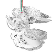 Newbridge Silverware Angel with Harp Hanging Decoration